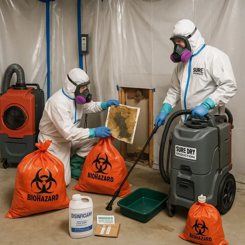 Contaminated Water Handling Protocols process in Brenas, PR