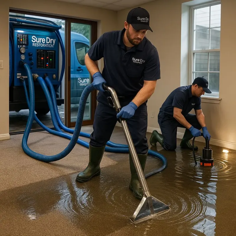 Water Extraction and Removal process in Brenas, PR